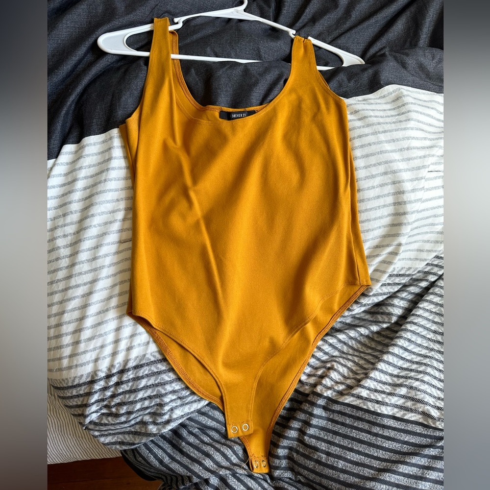 Mustard bodysuit